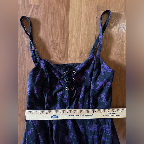 NWT Thorn & Fable Fairy Flower Hanky Hem Dress size medium Hot Topic 💜🧚🏻 - Picture 5 of 10